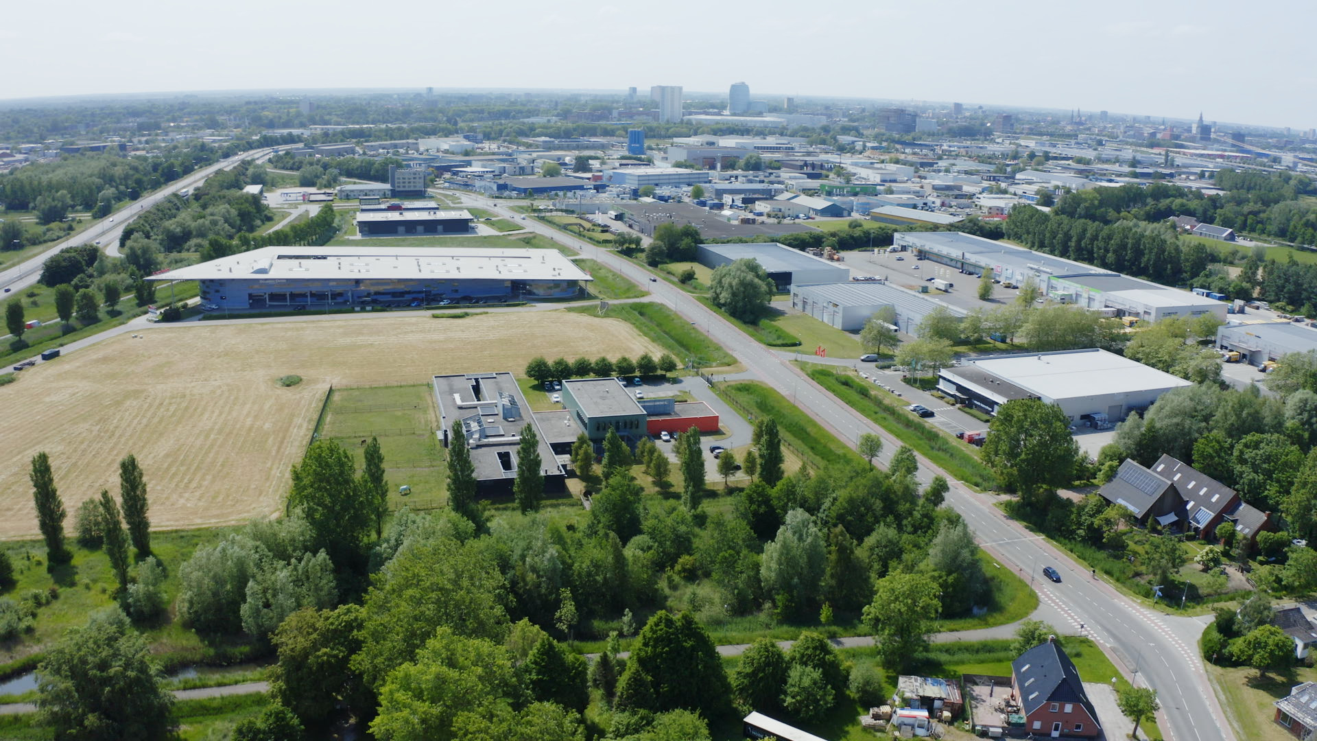 Ruimtegebruik bedrijventerrein